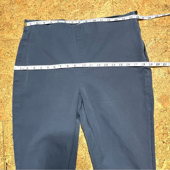 Everlane The Side-Zip Stretch Cotton Slate Gray Pants Sz 14 - Picture 13 of 16